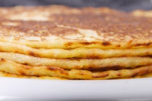 veganistische pannenkoeken zonder eieren