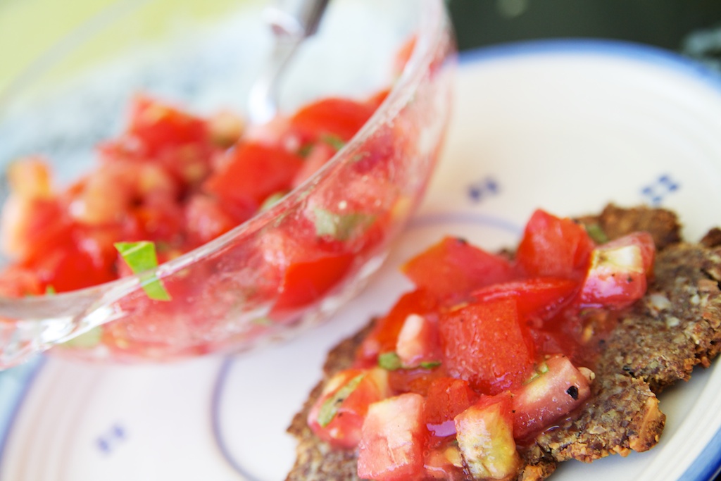 Bruschetta met tomaat-basilicum