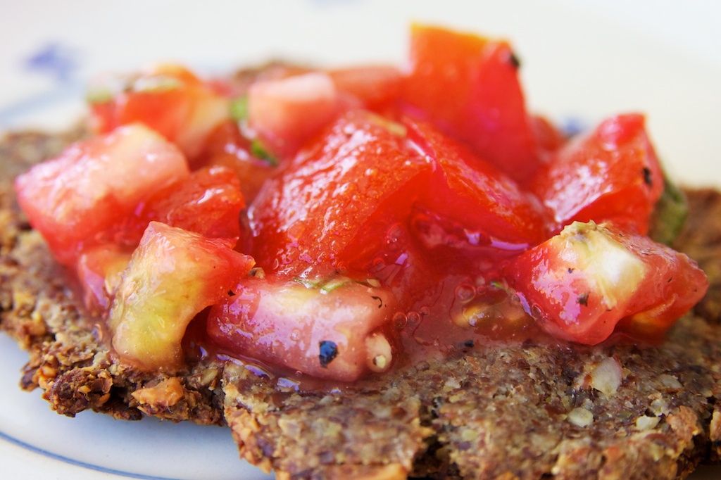 Bruschetta met tomaat-basilicum