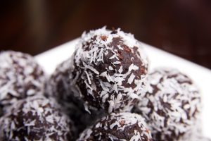Kokos chocolade pralines raw