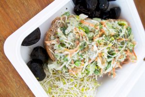 vegetarisch en veganistisch lunchen