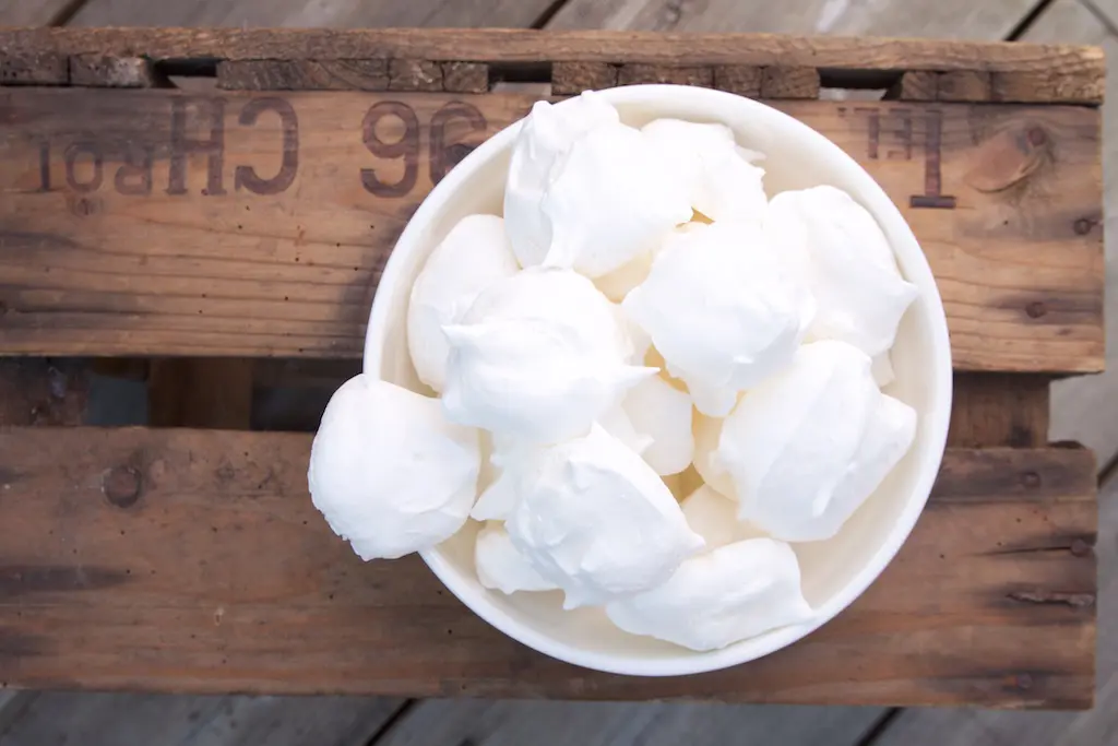 Meringue aquafaba