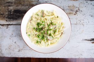 Pasta met 4 kazen vegan