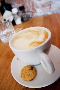 Koffie met sojamelk