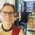 Elke in The Dutch Weedburger Joint Amsterdam