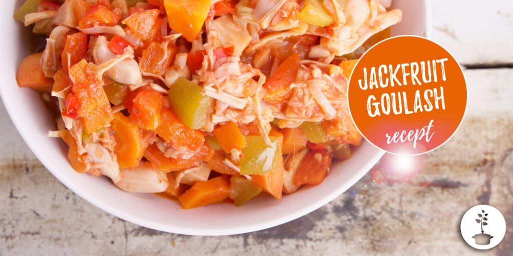 goulash met jackfruit - Veganistisch recept