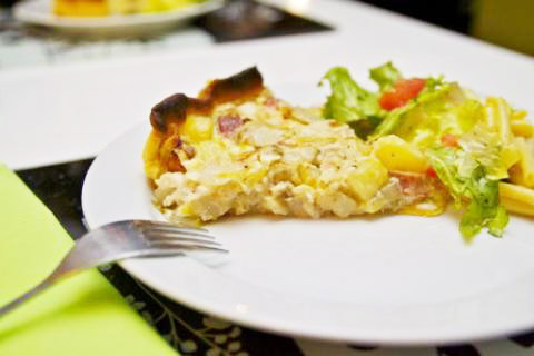 stukje quiche met witloof