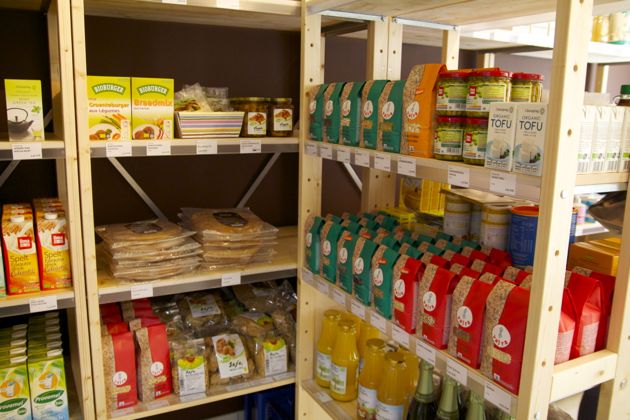Diverse vegan voedingsmiddelen bij SHAVT