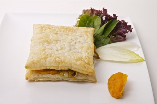 Tompoes van witlof en bataat