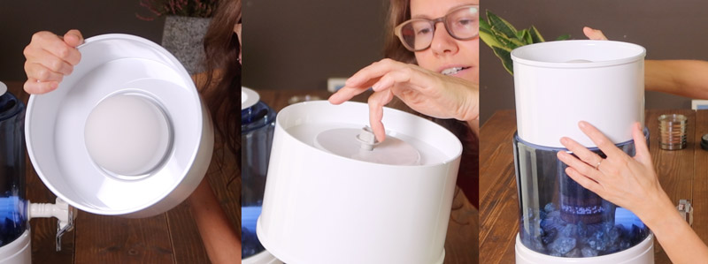 Keramische filter installeren