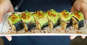 vegan opties sushi