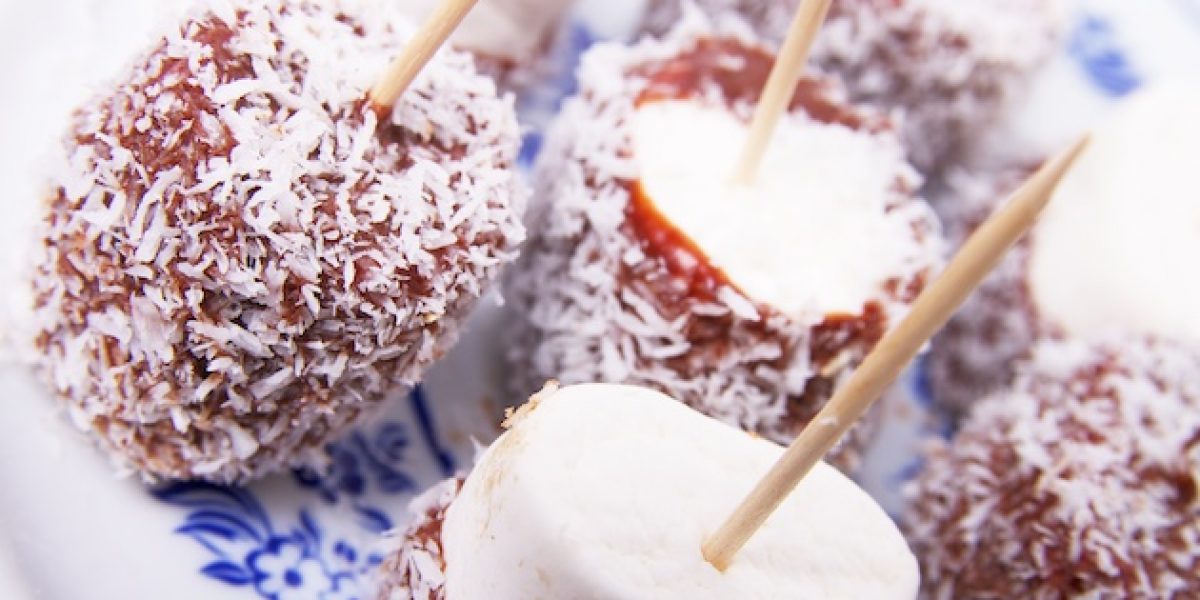 Gepimpte marshmallows Veganistisch Koken